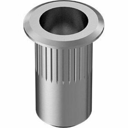 BSC PREFERRED 18-8 Stainless Steel Heavy-Duty Rivet Nut 10-32 Internal Thread .13 to .225 Material Thick, 10PK 97467A724